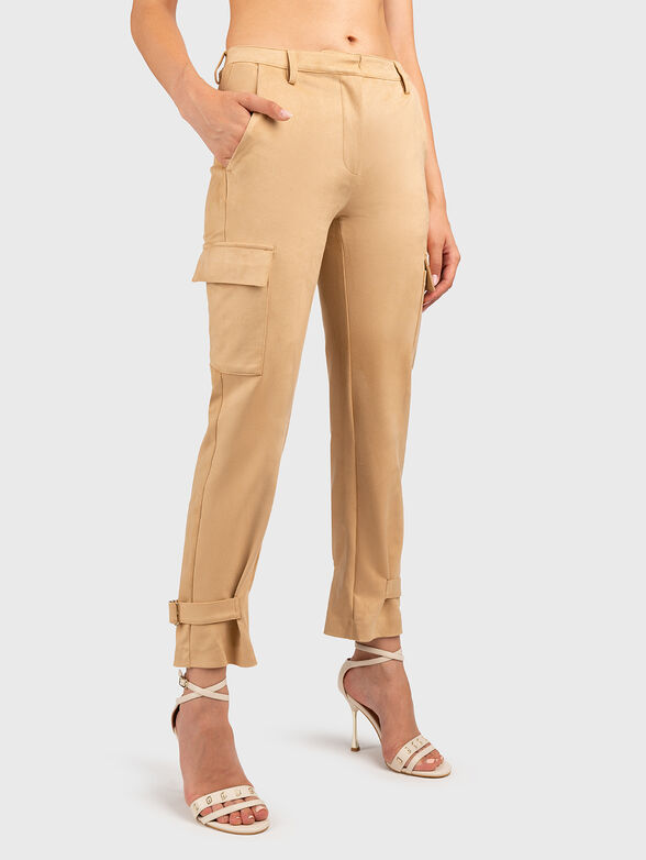 NEW MARZIA cargo trousers with soft texture - 1