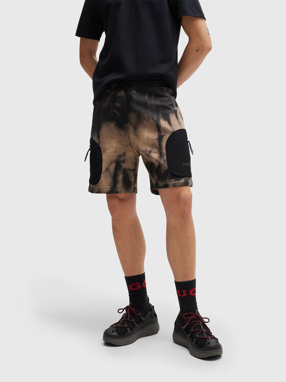 Pantaloni scurți din bumbac DOLROCKYS cu imprimeu - 1