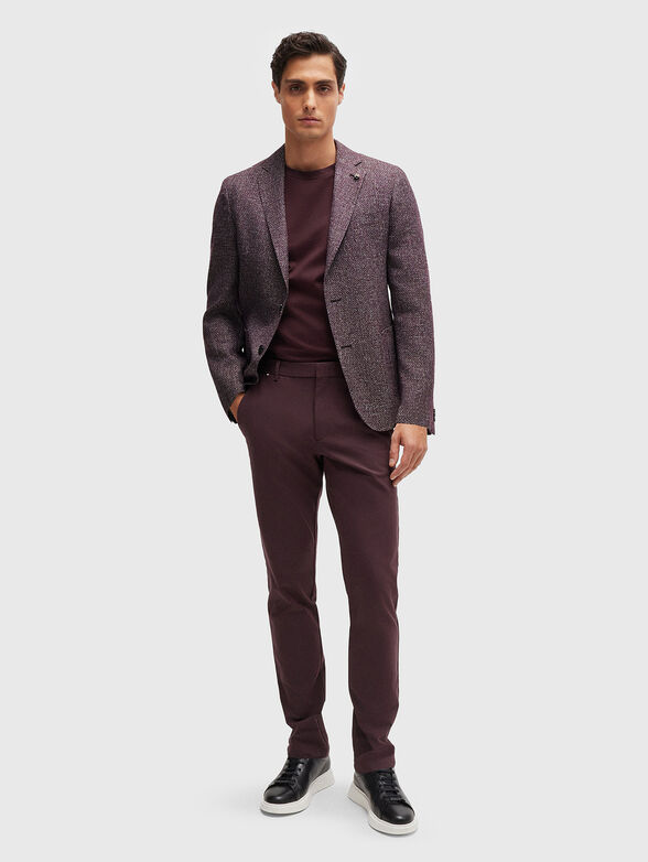 HANRY jacket in burgundy - 2
