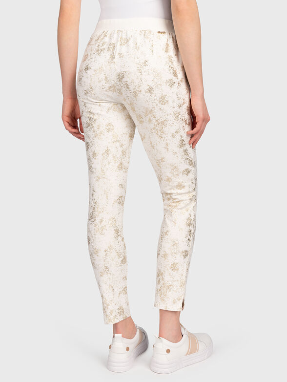 Sports trousers with shiny accents - 2
