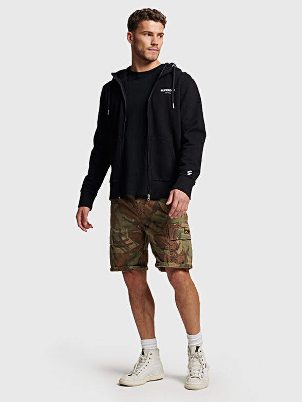 CORE SPORT black hooded sweatshirt  - 2