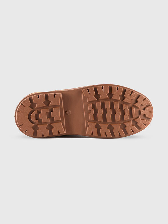 STIVALETTO suede boots with logo - 5