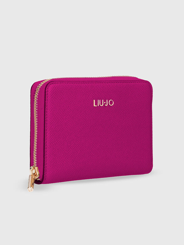 Small wallet with gold logo - 2