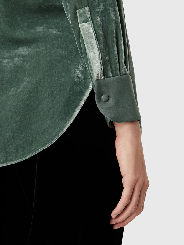 Velvet shirt - 4