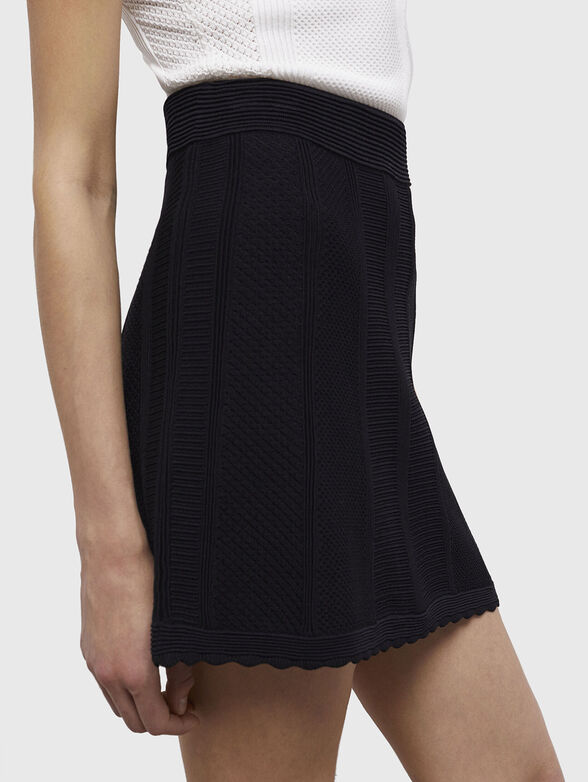 Knitted mini skirt - 3