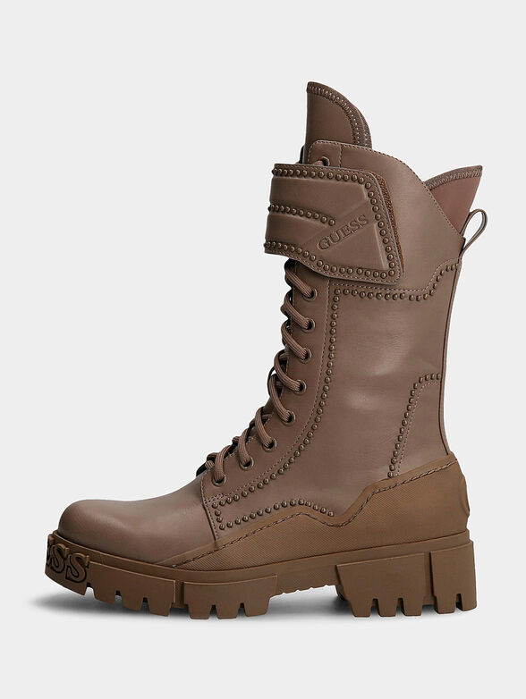 NANCIA Boots with metal studs - 1