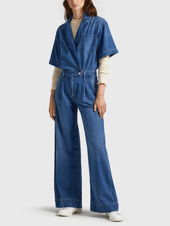 SOLEIL denim jumpsuit - 1