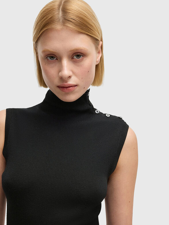 Ribbed wool top - 4