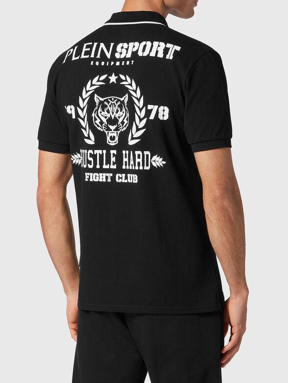 CARBON TIGER polo shirt in black - 2
