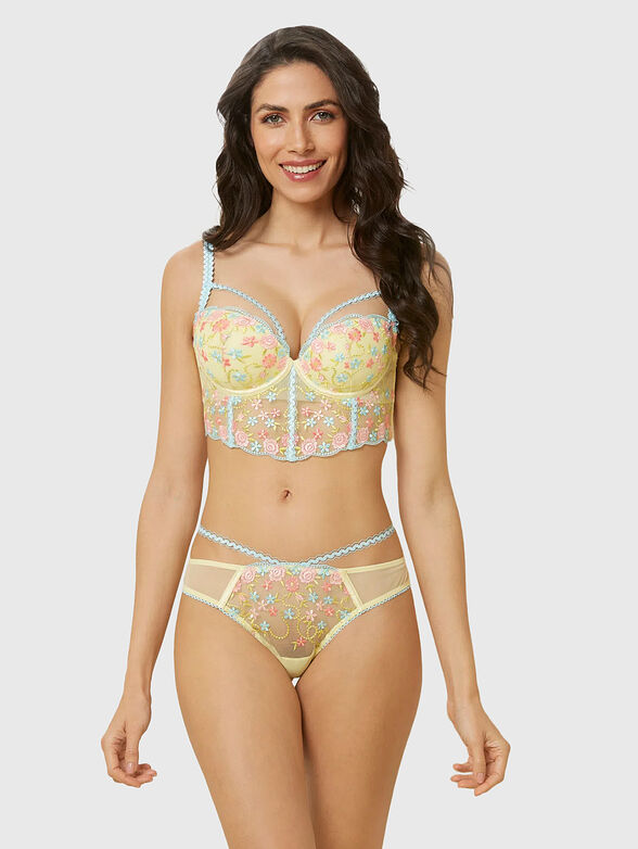 FLORET bustier with floral details - 2