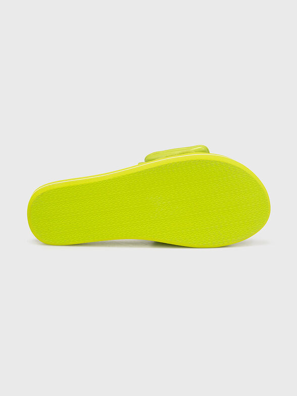 Black platform beach shoes - 5