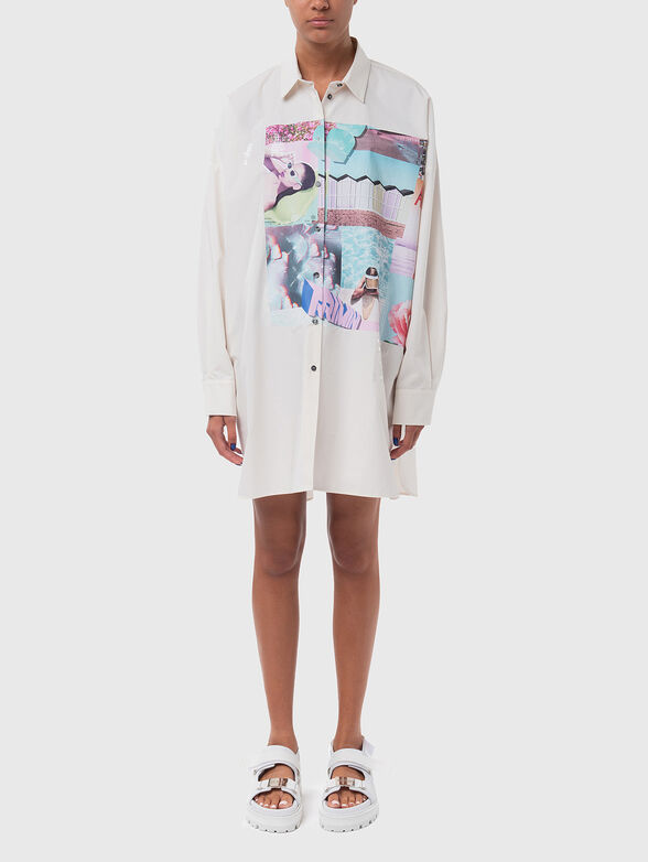 Tunic shirt with art print - 1