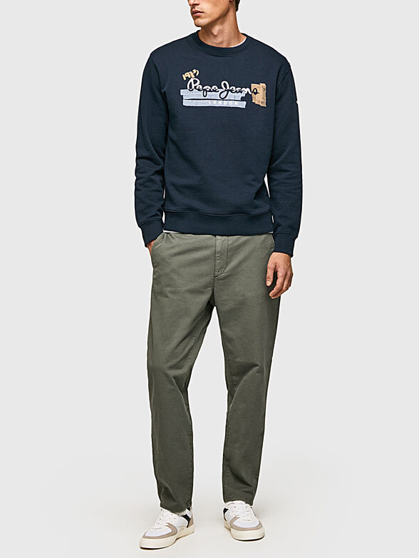 ALEXANDER sweatshirt with contrast logo - 2