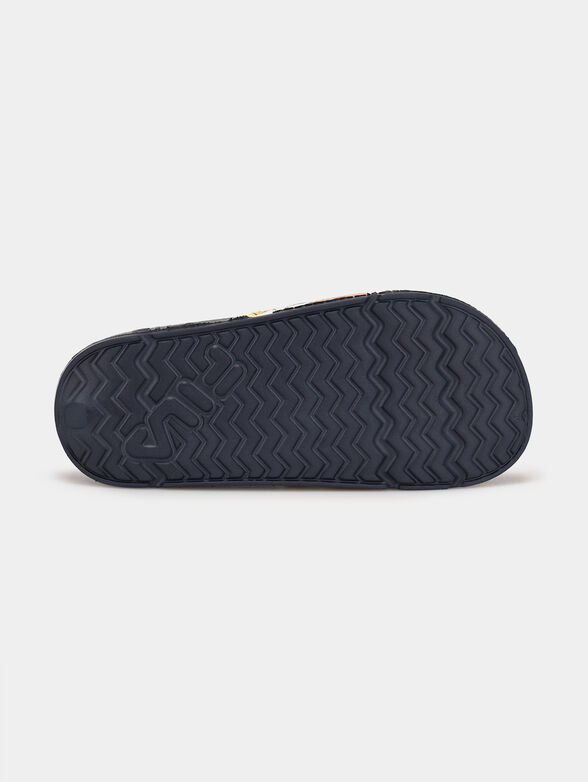 Beach shoes with Warner Bros print in navy blue - 5