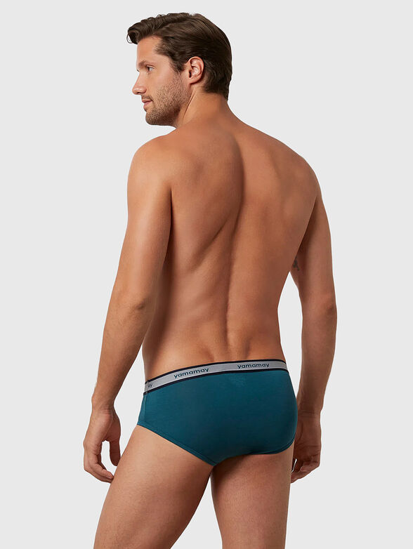 NEW FASHION COLOR black briefs with logo - 2