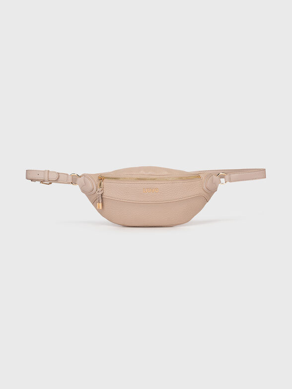 Waist bag in beige with logo accent - 1