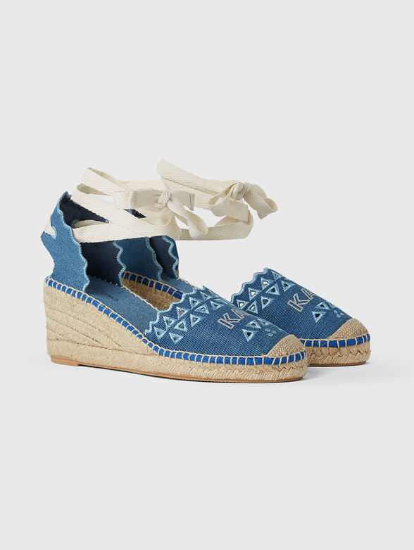 KAMINI black platform espadrilles - 2