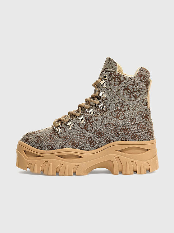 SELLEN2 sports ankle boots with logo print - 1