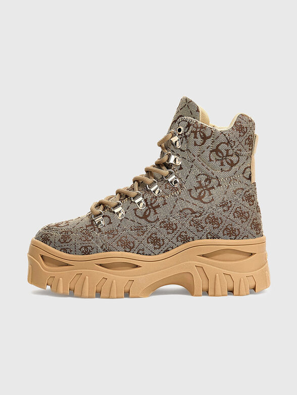SELLEN2 sports ankle boots with logo print - 1