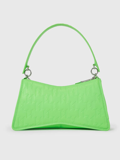 K/SEVEN ELEMENT black hobo bag with embossed logo - 3