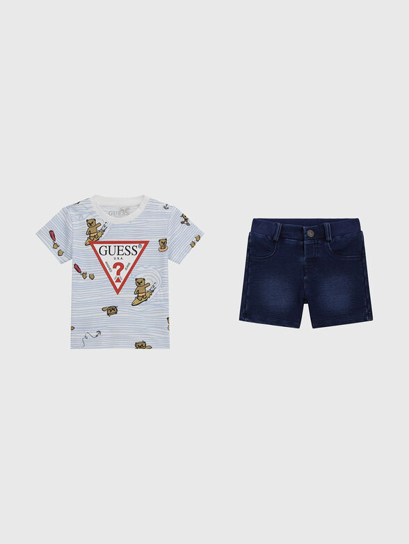 Two piece set with logo print - 1