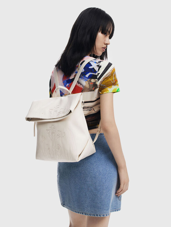 Backpack with floral details - 2