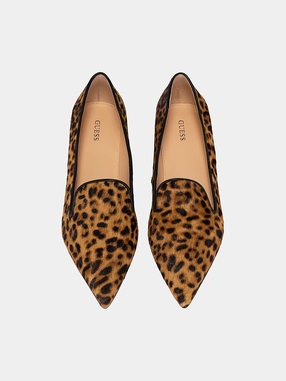 GUSTY5 loafers with animal print - 6