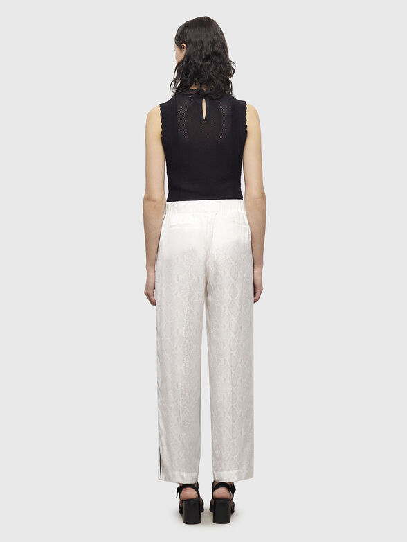 SEUL trousers with snake print - 2