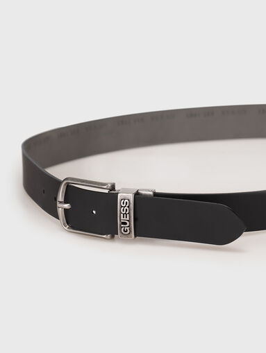 Double-faced leather belt  - 3