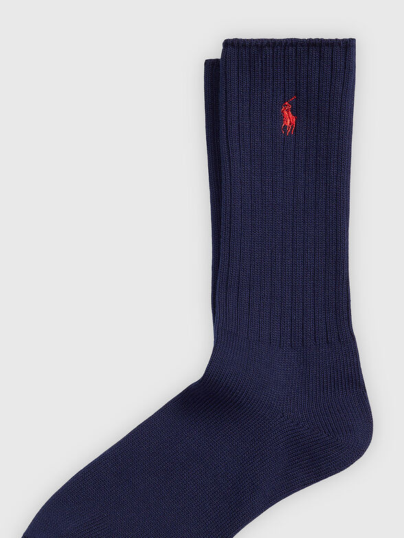 COLOR SHOP socks with logo accent - 2
