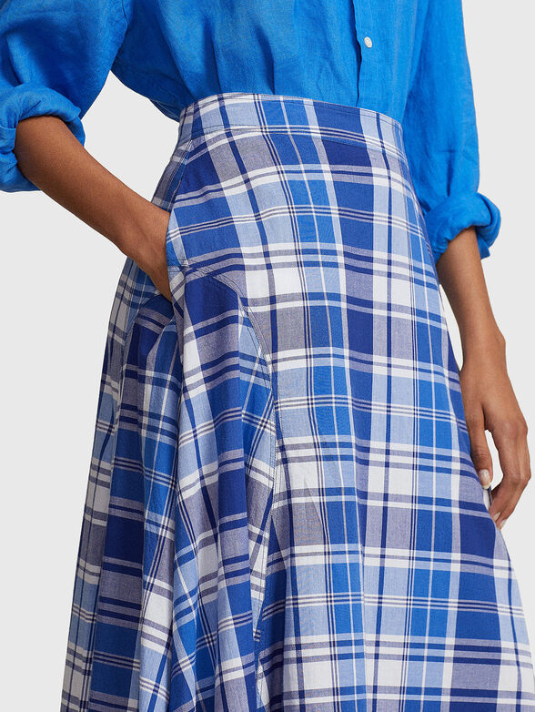 Maxi checked skirt  - 3