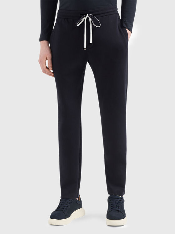 Pantaloni sport din bumbac - 1