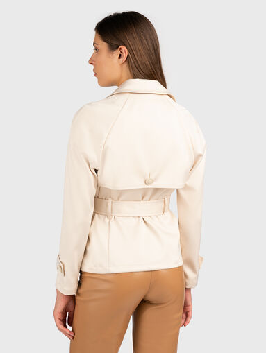 ANDREA short double-breasted trench coat - 3