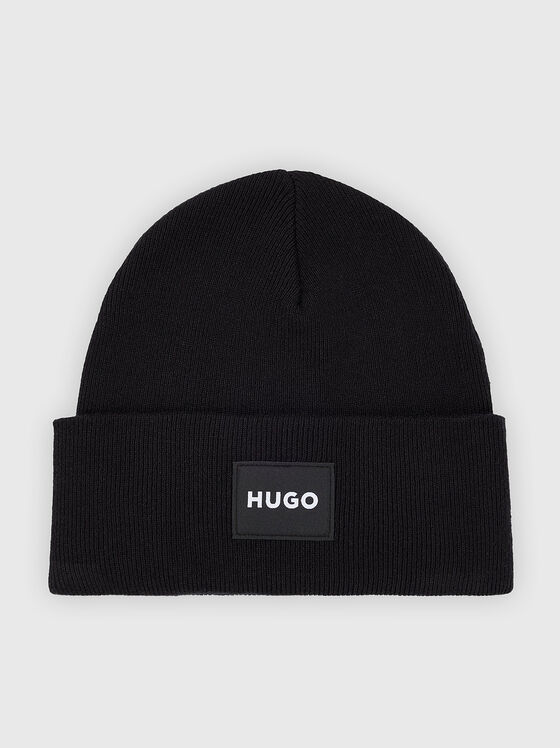 Knitted hat with logo detail - 1