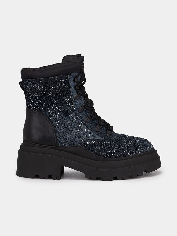 VANEYE ankle boots with glamorous rhinestones - 1
