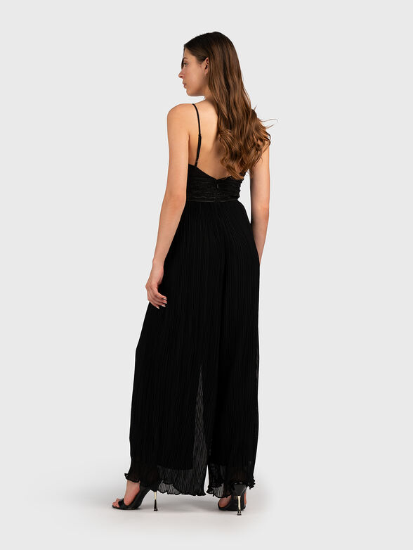 AMIAH black pleated jumpsuit - 4