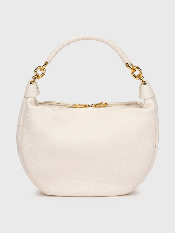 White leather bag with golden elements - 2