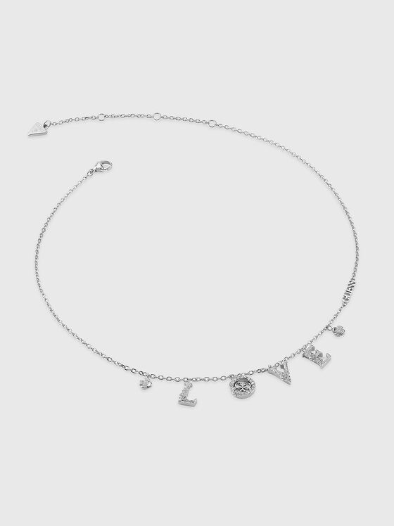 Colier LOVE & FLOWERS cu logo - 1