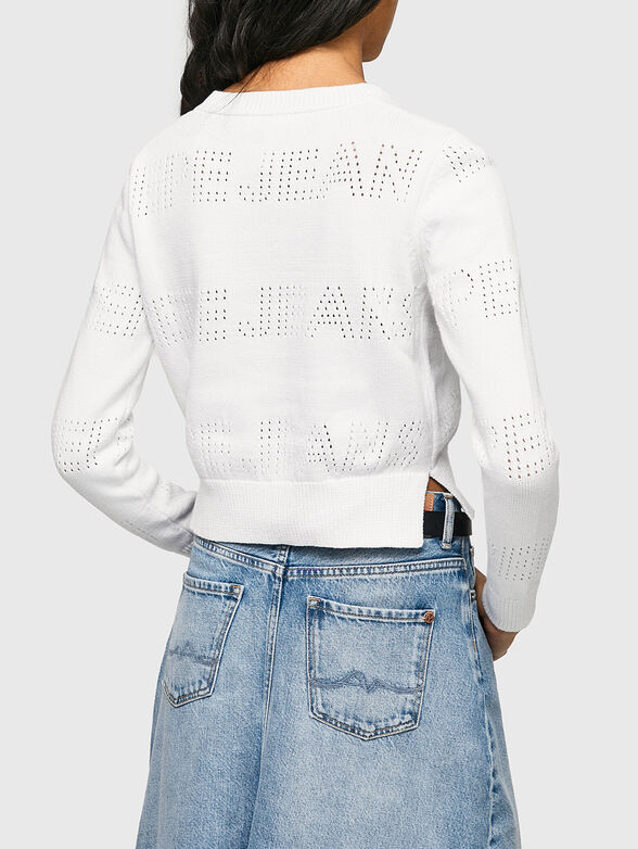 TIERNEY sweater with logo perforations - 3