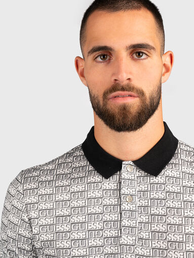 Polo-shirt with monogram print - 5