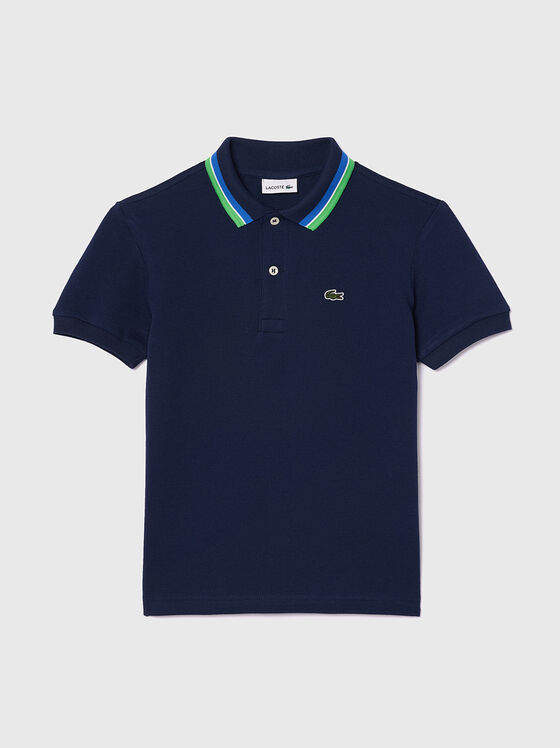 Tricou polo cu guler contrastant - 1