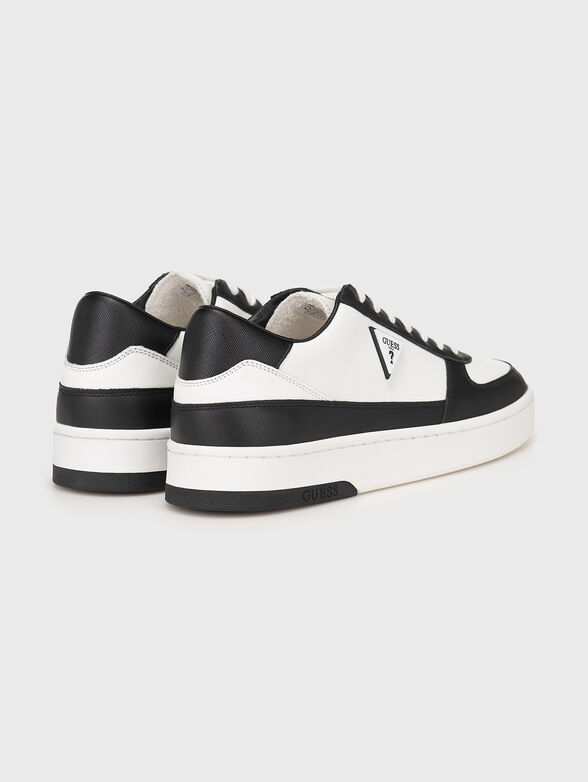 White sneakers with black details - 3