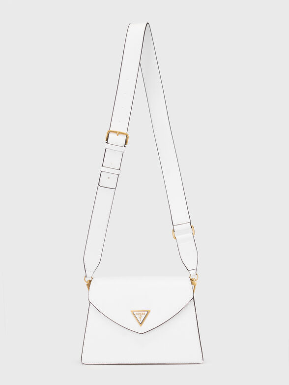 LOSSIE black crossbody bag with triangular logo - 2