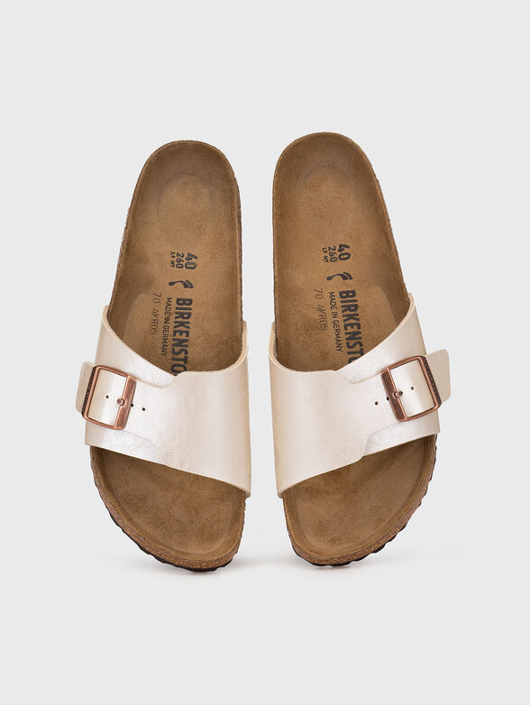 CATALINA slippers in pearl white color - 6