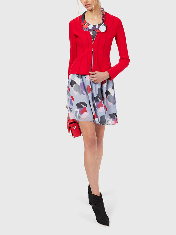 Viscose blend zip-up jacket - 2