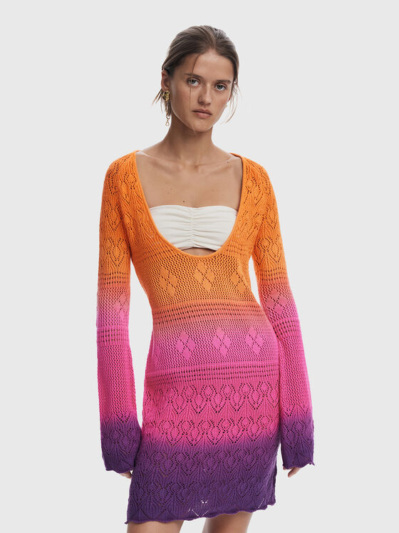 Rochie de plajă tricotată  - 1