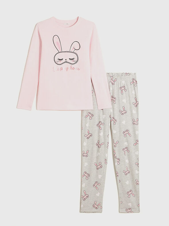 FUNNY BUNNY two-piece cotton pyjamas  - 4