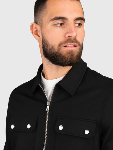 PONTE zip up black jacket  - 4