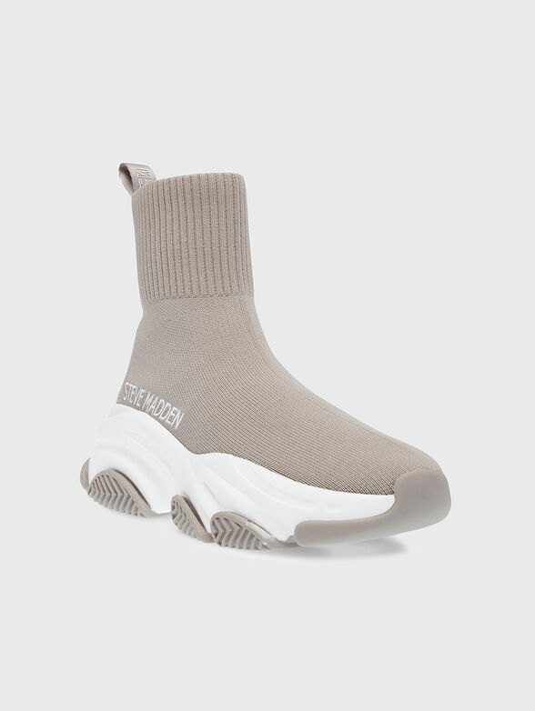 Black sneakers with logo  - 2