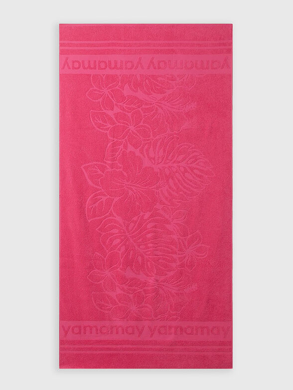 SUMMER GLAM fuxia beach towel - 1